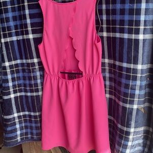 Bee Stitched Open Back mini  Dress! Size Medium